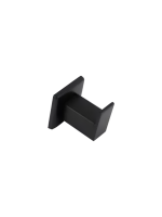 Cabide Gardênia Barra Chata 3/4 Inox Preto Metais Banheiro