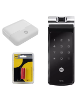 Combo Fechadura Digital YDF 40A Lingueta Yale