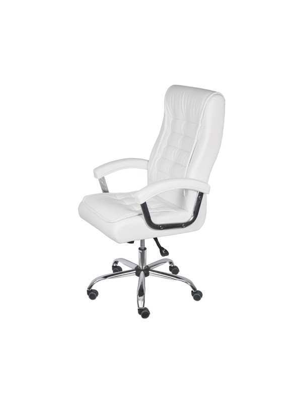 Cadeira Office Oslo Escritório Branca Or Design 3321