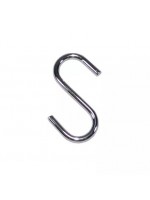 Gancho S Aço Cromado 06 Unidades Jomer 4110