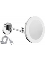 Espelho de Parede C/ Luz Redondo Cromado E6510 - Italyline