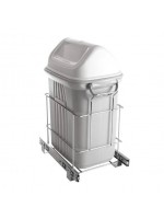 Lixeira Deslizante 19l para Cozinha Cromado GTB - 7078 