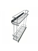 Porta Temperos Duplo Deslizante Cromado 8664 / 8684 Jomer 