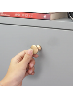 Puxador Cup Ponto Dourado Matte Zen Design