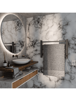 Toalheiro Termico Casuli Circolare Uno Cinza | 110V ou 220V | Casuli