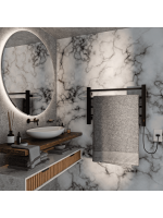 Toalheiro Termico Casuli Circolare Uno Preto | 110V ou 220V | Casuli