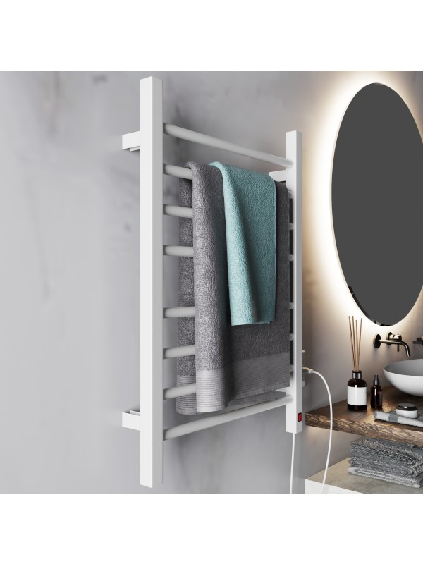 Toalheiro Térmico Casuli Circolare Due Branco | 2 Toalhas | 127V ou 220V