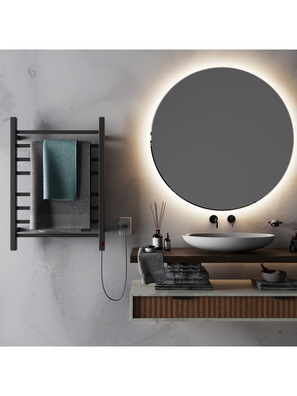 Toalheiro Térmico Casuli Circolare Due Cinza | 2 Toalhas | 127V ou 220V