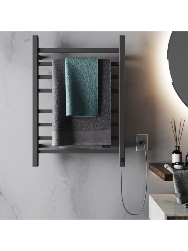 Toalheiro Térmico Casuli Quadratto Due Cinza | 2 Toalhas | 127V ou 220V