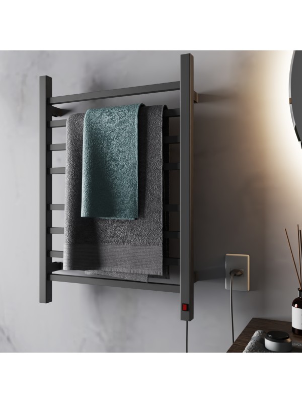 Toalheiro Térmico Casuli Quadratto Due Cinza | 2 Toalhas | 127V ou 220V