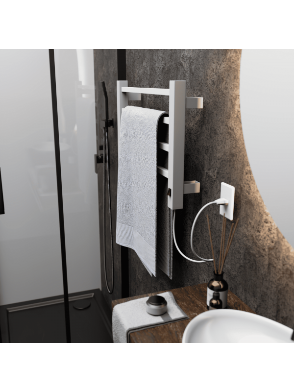 Toalheiro Termico Casuli Quadratto Uno Branco | 110V ou 220V | Casuli Toalheiro Termico Casuli Quadratto Uno Branco | 110V ou 220V | Casuli