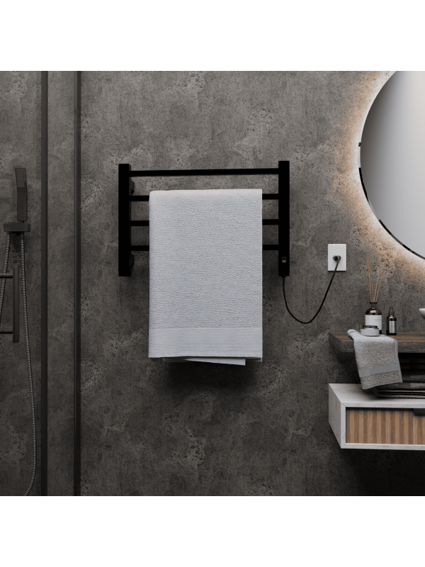 Toalheiro Termico Casuli Quadratto Uno Preto | 110V ou 220V | Casuli Toalheiro Termico Casuli Quadratto Uno Preto | 110V ou 220V | Casuli