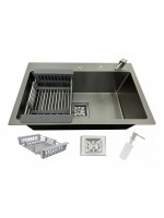 Cuba Gourmet Aço Inox Com Acessórios Escovada 60x40 Cub-006