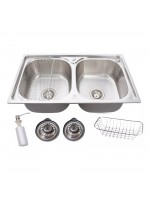Cuba Dupla Gourmet Cozinha Inox 304 Com Acessórios Cub-002