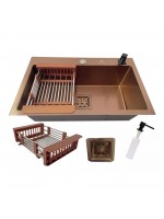 Cuba Gourmet Aço Inox 304 Acessórios Rosê 60x40cm Cub-011