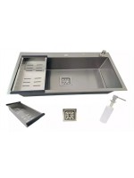 Cuba Gourmet Grande Aço Inox Escovada 78x45cm Cub-014