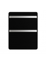 Toalheiro Térmico Elétrico Viero Flaza Vidro Preto - Aquecedor de Toalhas e Ambientes - 110V