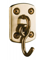 Gancho Armador De Rede Oxidado Ouro Velho 2 Peças