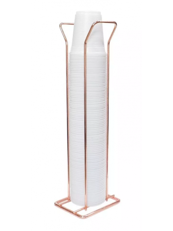 Suporte Organizador Porta Copos Cobre Jomer 2771 Suporte Organizador Porta Copos Cobre Jomer 2771