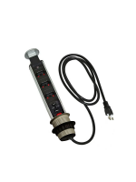 Torre Multiplug Retrátil Com 3 Tomadas e 2 USB  Embutir - Kzi