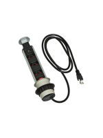 Torre Multiplug Retrátil Com 3 Tomadas  Embutir - Kzi