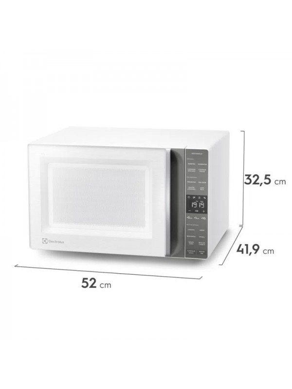Micro-ondas Electrolux 36L Branco Efficient com Descongelamento Assistido (ME36B) – 220v