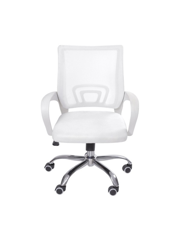 Cadeira Office Escritório Rodízio Or Design 3310 Tok Branca