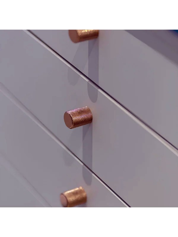 Puxador para Móveis Bali Granado Ponto - Rose Escovado - Zen Design Puxador para Móveis Bali Granado Ponto - Rose Escovado - Zen Design
