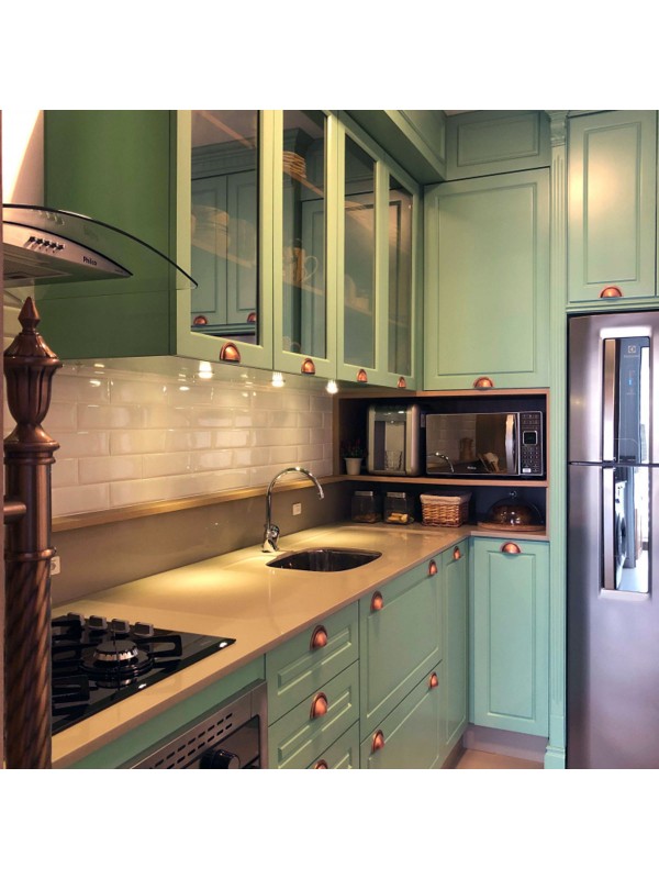 Puxador Shell 48mm Dourado - Zen Design Puxador Shell 48mm Dourado - Zen Design