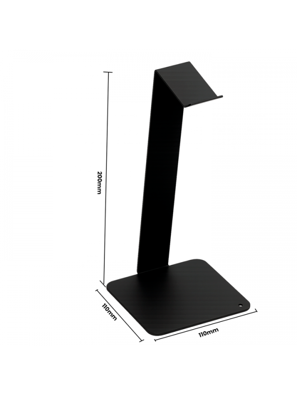 Suporte Headset Elite 110x265x110mm Preto Fosco 0751