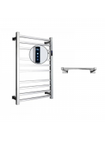 Toalheiro Térmico Grande Quadrado Inox Polido Direito + BRINDE