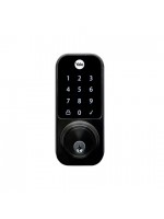 Fechadura Digital YDD 120 Preta para porta Externa com Senha e chave