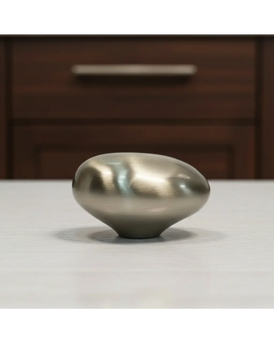 Puxador Seixo P Níquel Escovado Zen design