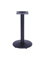 Base De Mesa Preta Em Aço Para Tampos De Até 100cm Or 2206