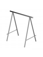 Cavalete Redondo Base De Mesa Aço Cromado Flape