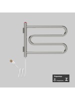 Aquecedor de Toalhas Térmico Articulado Compacto Inox 