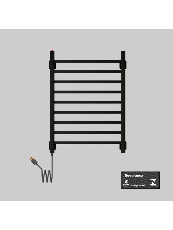 Aquecedor de Toalhas Térmico Quadratto Branco ou Preto