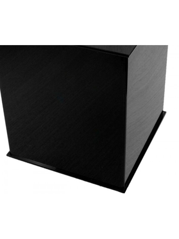 Lixeira Quadrada em Acrílico Preta com Strass Lixeira Quadrada em Acrílico Preta com Strass