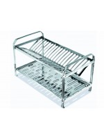 Escorredor de Pratos Luxo Inox 20 pratos Dinox
