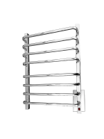 Toalheiro Térmico Grande Cromado com Fio Oculto Flape