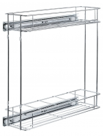 Porta Latas / Óleo Lateral 140x425x475mm Aço Inox Light GTB - 7207 