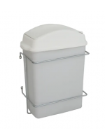 Suporte De Parede Lixeira Fixa 8,8l Tampa Basculante Cromado GTB - 7080 