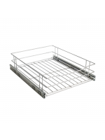 Gaveta Fruteira Multiuso Slim 370mm Cromada 7401 GTB