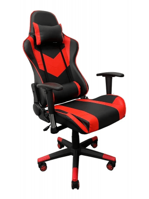 Cadeira Gamer Jogador Ergonômica Vermelho E Preto - Kzi