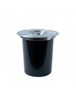 Lixeira de Embutir  8 Litros Tampa Inox Escovado - Kzi