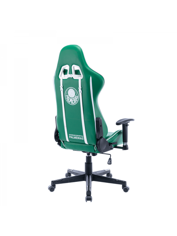 Cadeira Gamer Palmeiras Invicto 3318 OR | Verde e Branca | Reclinável 170° | OR Design Cadeira Gamer Palmeiras Invicto 3318 OR | Verde e Branca | Reclinável 170° | OR Design
