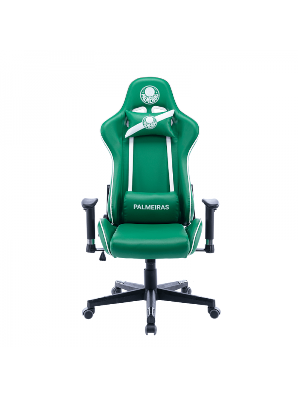 Cadeira Gamer Palmeiras Invicto 3318 OR | Verde e Branca | Reclinável 170° | OR Design Cadeira Gamer Palmeiras Invicto 3318 OR | Verde e Branca | Reclinável 170° | OR Design