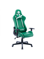 Cadeira Gamer Palmeiras Invicto 3318 OR | Verde e Branca | Reclinável 170° | OR Design
