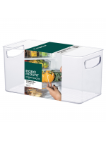 Organizador Multiuso Diamond Cristal 30x15x15cm Paramount Geladeira e Armário