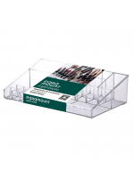 Organizador de Cosméticos Elegance Cristal Paramount | Acrílico Transparente com Divisórias